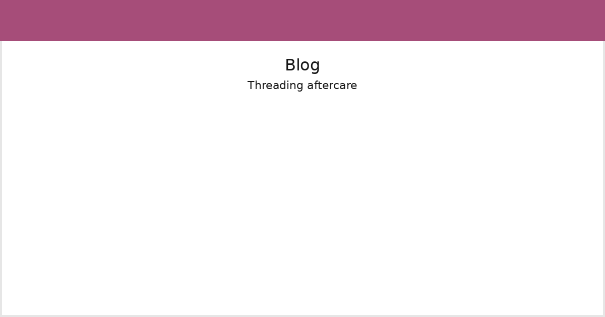 Eyebrow threading aftercare steps