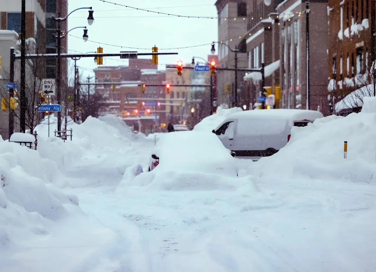 A big winter storm hits the Northeastern U.S.
