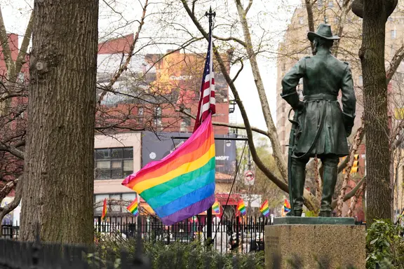 Pride Flag Returns to Stonewall Monument