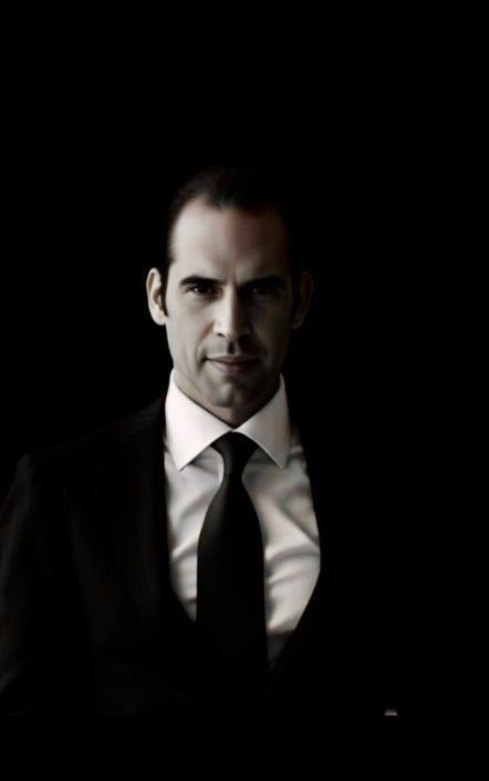 Designer reading a magazine