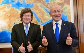 Javier Milei en la Knesset durante su visita oficial a Israel