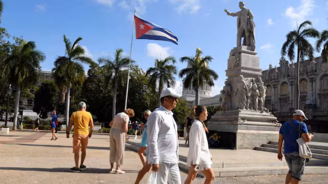Cuban Embassy in Quito after Ecuador declared the Cuban ambassador persona non grata