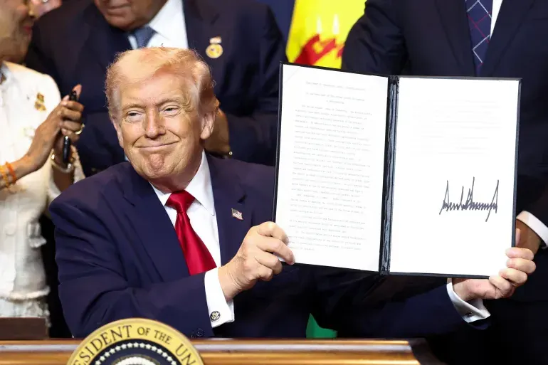 Donald Trump speaking at a Latin American summit discussing the Venezuela operation and warning Cuba about regime change