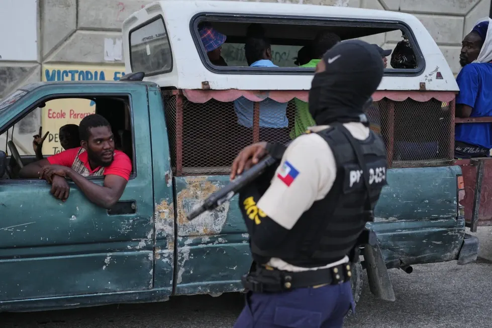 Drone surveillance over Port-au-Prince amid reports of deadly drone strikes linked to Haiti security operations.