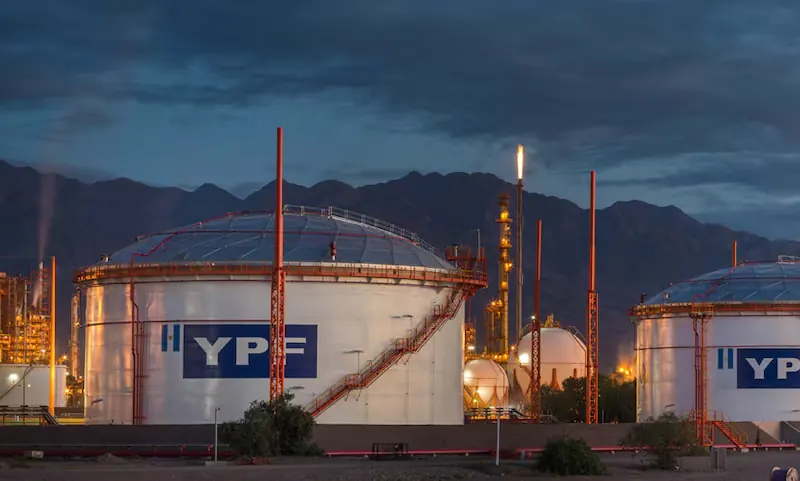 YPF oil facilities in Argentina with legal dispute over nationalization case