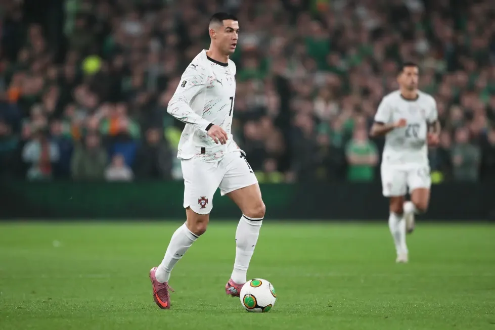 Cristiano Ronaldo during a match