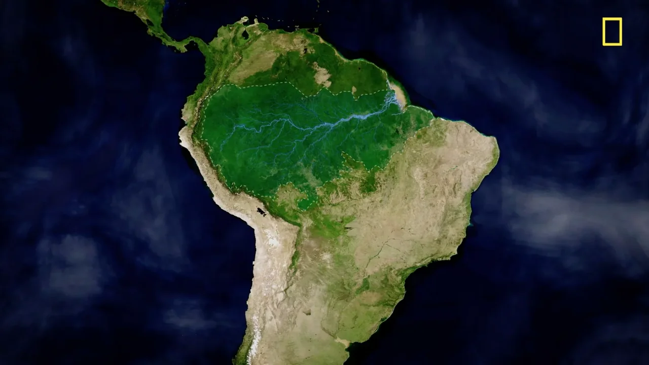 Vista aérea de la deforestación en la Amazonía brasileña en 2025