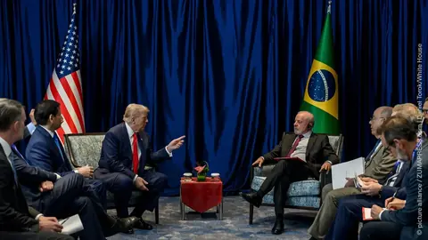 Vista panorámica del Congreso Nacional de Brasil en Brasilia, sede del gobierno brasileño antes de las elecciones de octubre de 2026