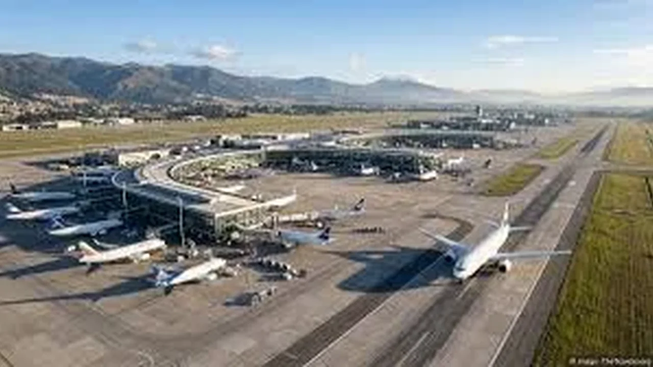 Terminal internacional del aeropuerto José María Córdova en Rionegro, Colombia