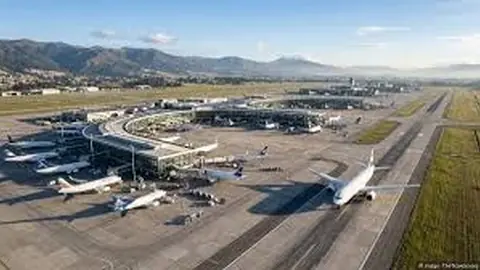 Terminal internacional del aeropuerto José María Córdova en Rionegro, Colombia