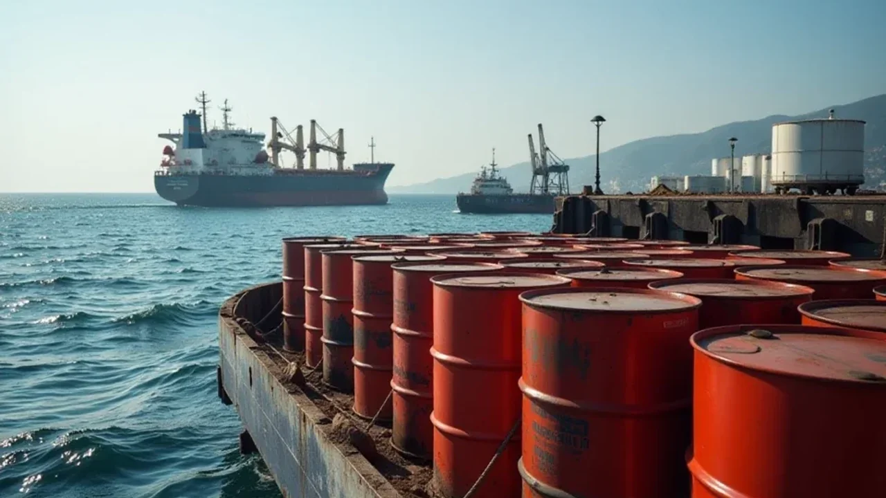 Instalaciones petroleras de PDVSA en Venezuela, cuyas exportaciones se recuperaron hasta 988.000 barriles diarios en marzo de 2026