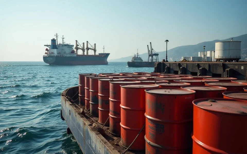 Instalaciones petroleras de PDVSA en Venezuela, cuyas exportaciones se recuperaron hasta 988.000 barriles diarios en marzo de 2026